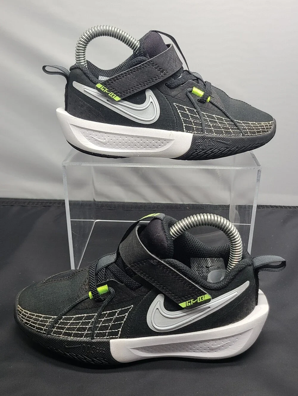 Nike Zoom GT Cut 3 Black Anthracite PS FD7034-001 kids toddler Size 12.5C